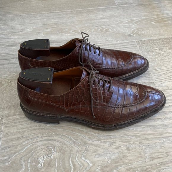 Strada mens crocodile  Oxford main image 6
